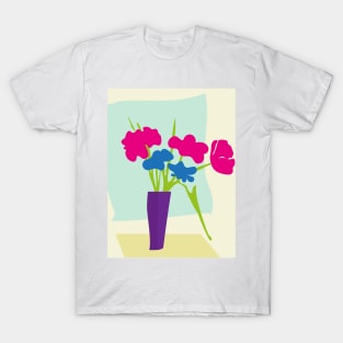 Flower Vase Bouquet Still Life T-Shirt